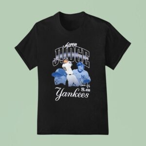 Aaron Judge New York Yankees Player Graphic Signature T Shirt