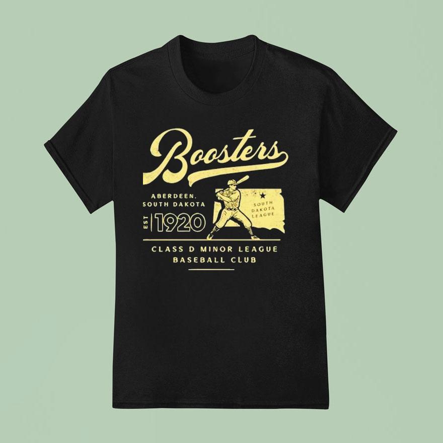 Aberdeen Boosters South Dakota Vintage Defunct Baseball Teams T Shirt