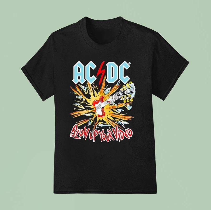Ac Dc Blow Up Your Video T Shirt