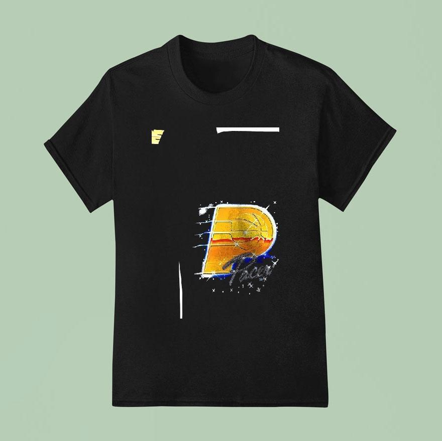 Adult Indiana Pacers Authmade Chrome Logo T Shirt
