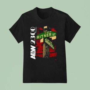 Aew Philadelphia Street Sign T Shirt