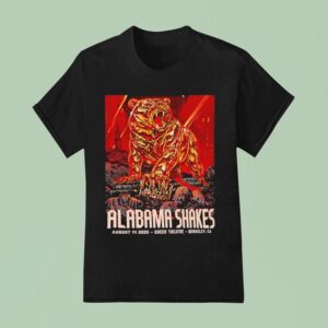 Alabama Shakes Greek Theater Berkeley Ca Aug Bear T Shirt