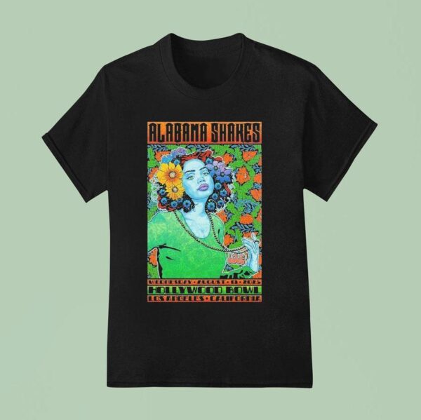Alabama Shakes Los Angeles California Gig At Hollywood Bowl On August T Shirt