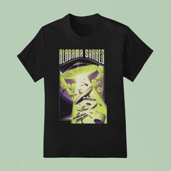 Alabama Shakes Tour Bonner Montana Ufo T Shirt