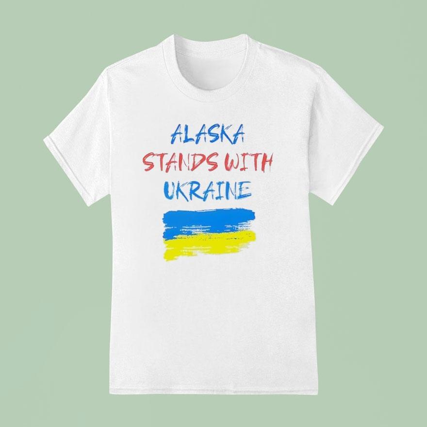 Alaska Stand With Ukraine Trump Putin T Shirt