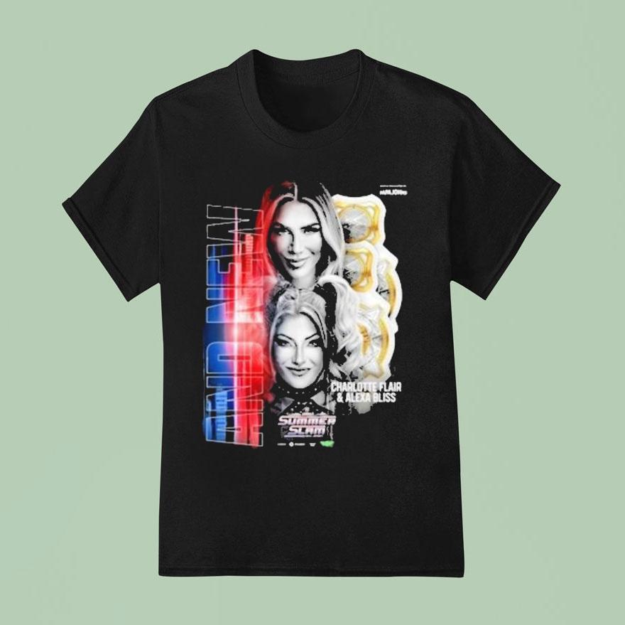 Alexa Bliss And Charlotte Flair Summer Slam T Shirt
