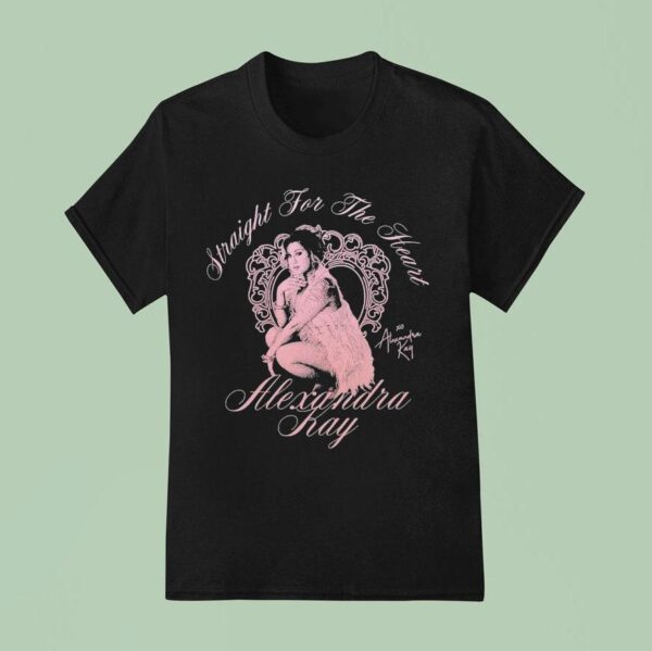 Alexandra Kay Straight For The Hear T Shirt