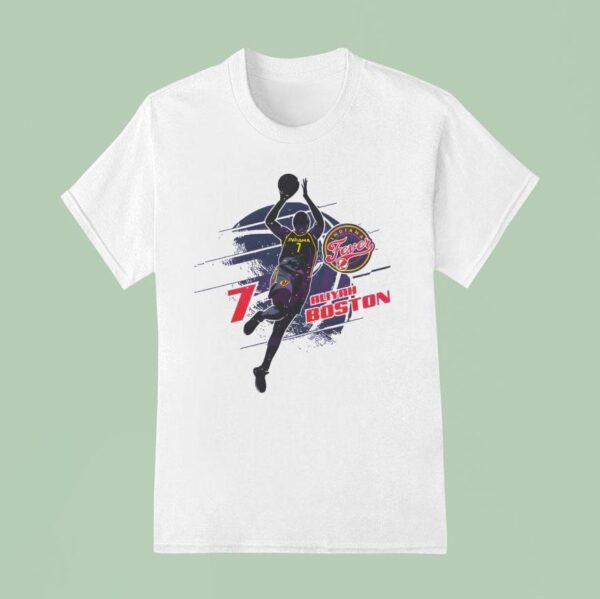 Aliyah Boston Indiana Fever Basketball Player Silhouette T Shirt