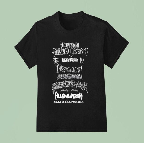 All Shall Perish All Shall Perish Diy Metal Parody T Shirt