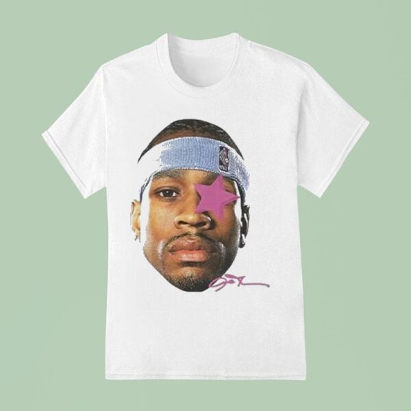 Allen Iverson Big Head Star Signature T Shirt