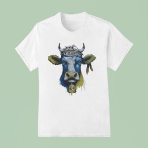 Amarillo Sod Poodles Cow Bell State T Shirt