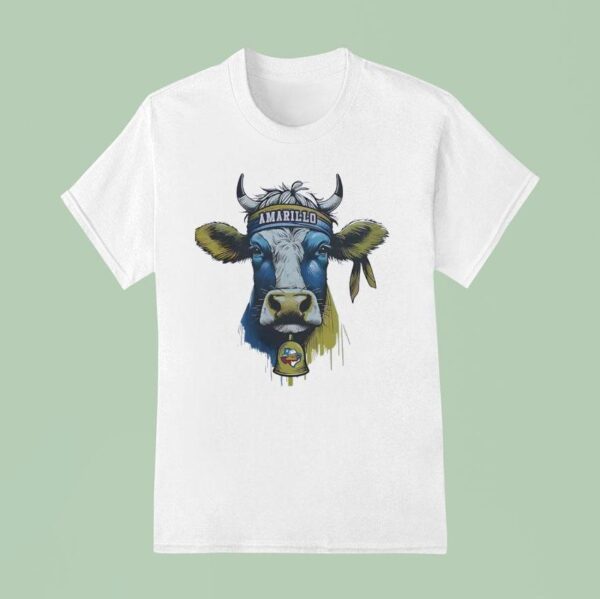 Amarillo Sod Poodles Cow Bell State T Shirt