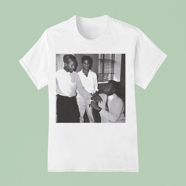 Andre Leon Talley Andre Walker And Jean Michel Basquiat Photo T Shirt