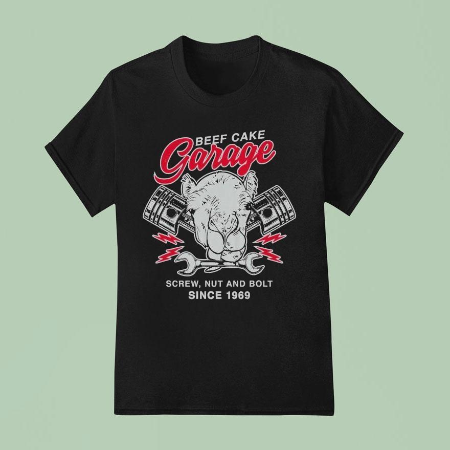 Andrew Flair Beefcake Garage Screw Nut And Bolt Since T Shirt
