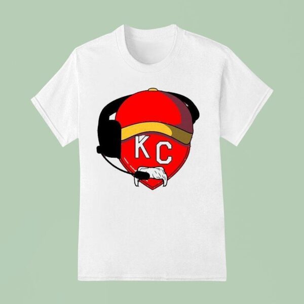 Andy Reid Kansas City Chiefs Coach Mustache Hear T Shirt