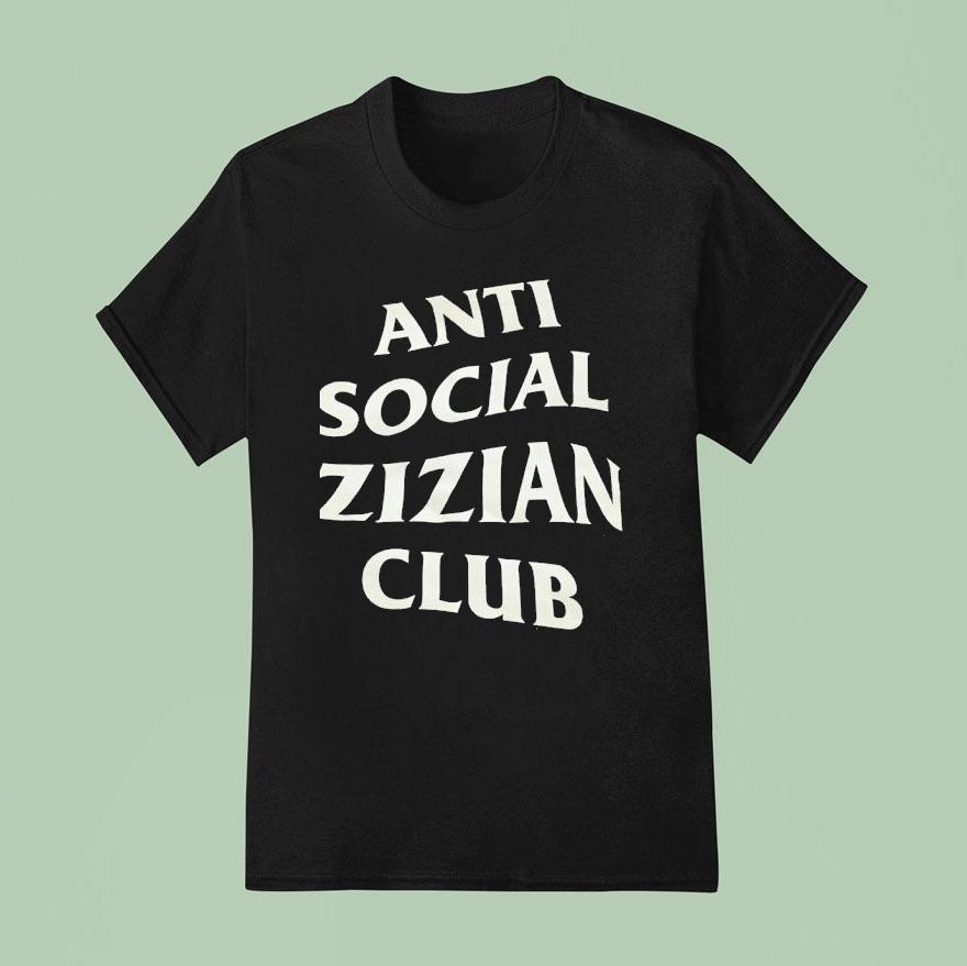 Anti Social Zizian Club T Shirt