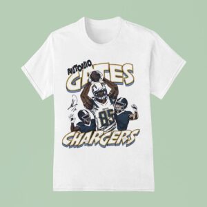 Antonio Gates Los Angeles Chargers Football Cartoon T Shirt