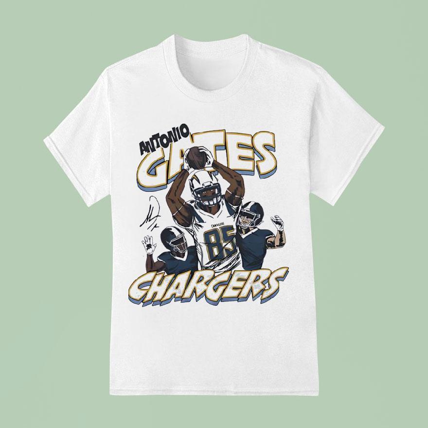 Antonio Gates Los Angeles Chargers Football Cartoon T Shirt