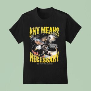 Any Means Necessary Find Comfort In Darkness Depraved Eagle T Shirt