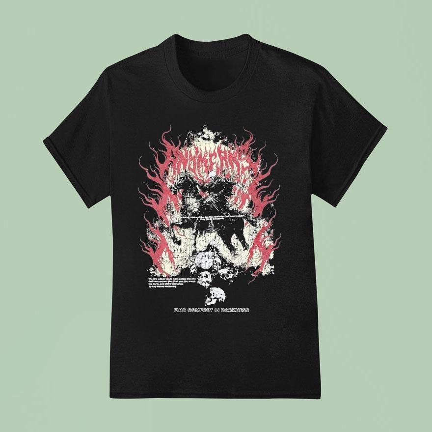 Any Means Necessary Find Comfort In Darkness Reclaimer T Shirt