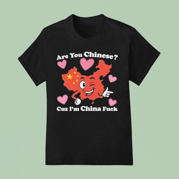 Are You Chinese Cuz I M China Fuck T Shirt