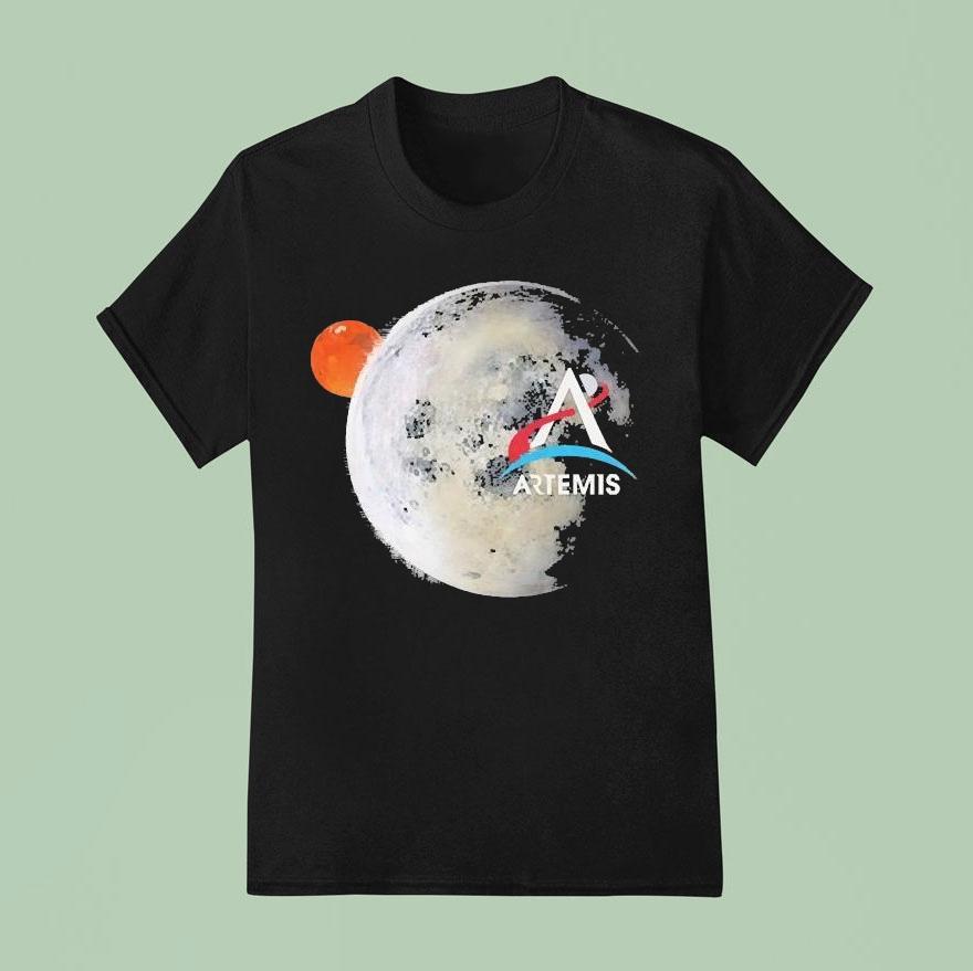 Artemis Moon And Mars T Shirt