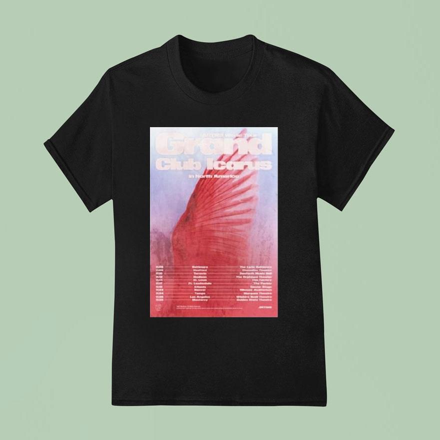  Artms World Grand Club Icarus In North America Tour  Dates T Shirt