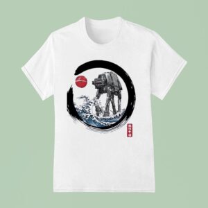 At At The Great Wave Off Kanagawa And Japanese Enso Ar T Shirt