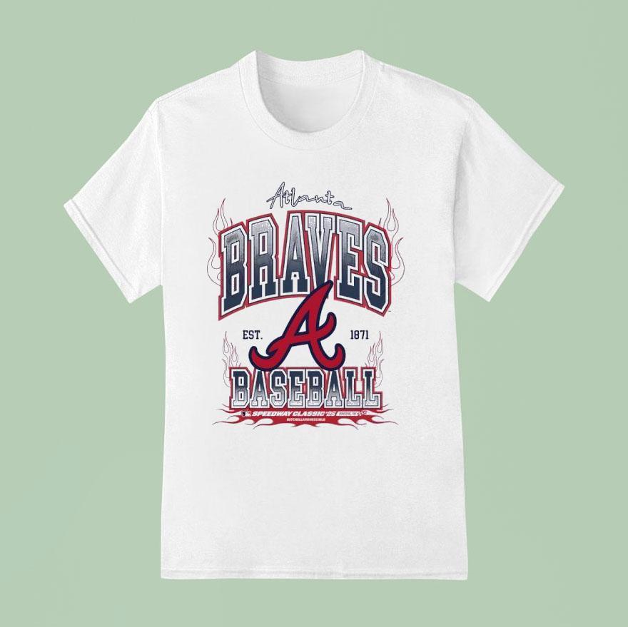 Atlanta Braves Baseball Est Speedway Classic T Shirt