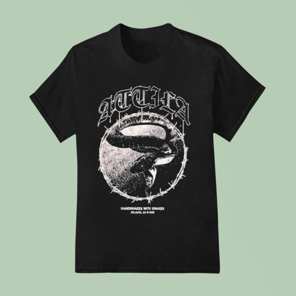 Attila Handshakes With Snakes Atlanta Snake T Shirt