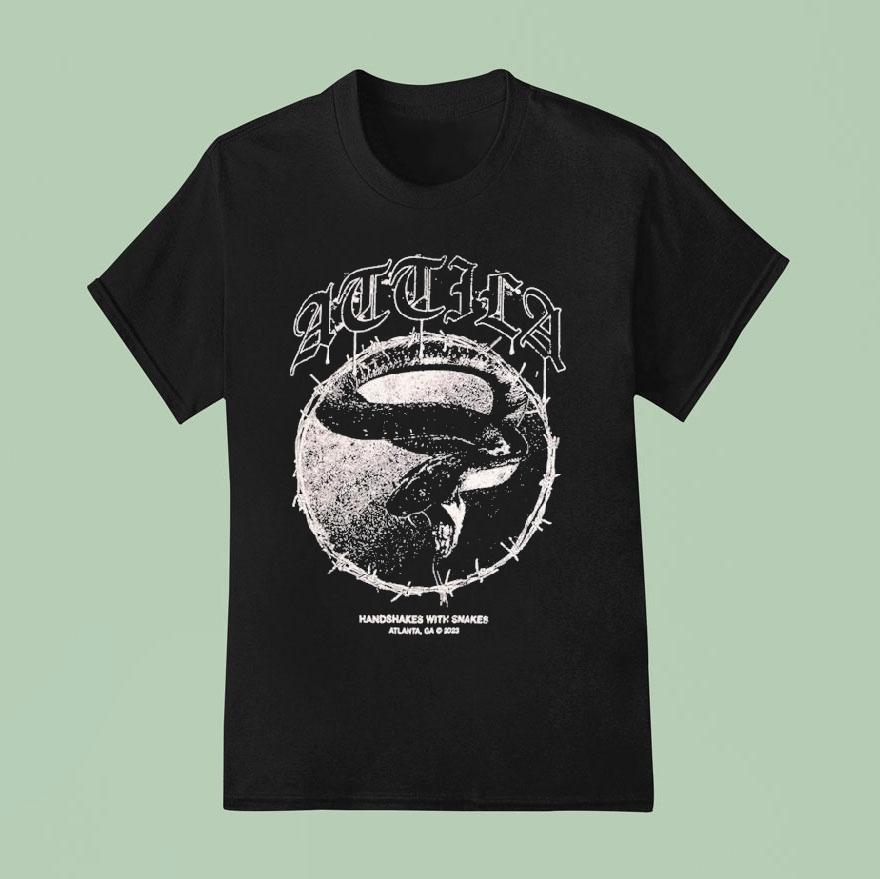 Attila Handshakes With Snakes Atlanta Snake T Shirt