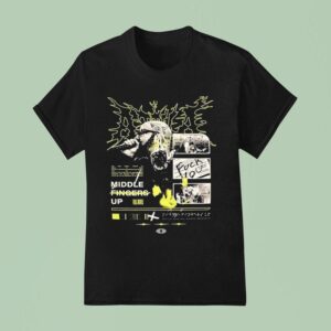 Attila Middle Fingers Up T Shirt