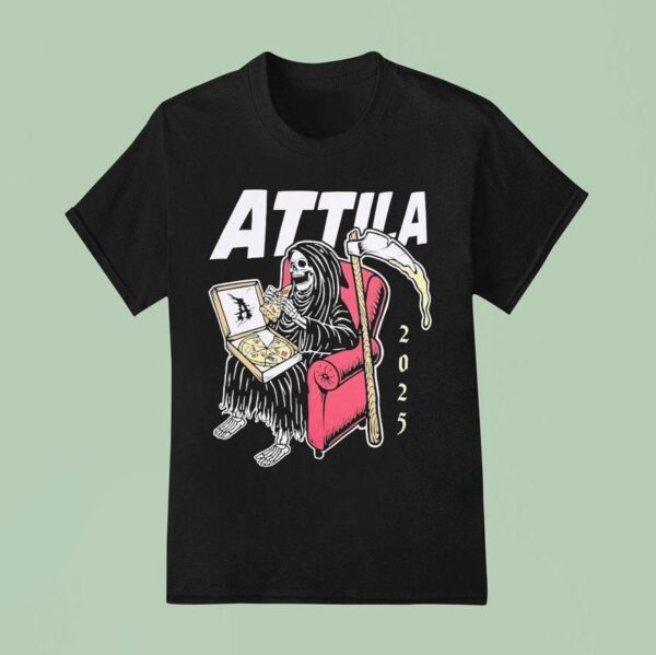 Attila Pizza Grim Reaper Sofa T Shirt