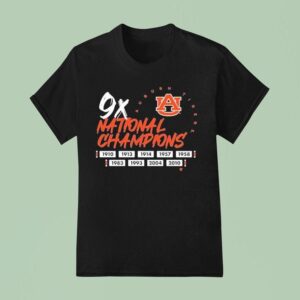 Auburn Tigers X Time National Champions T Shirt