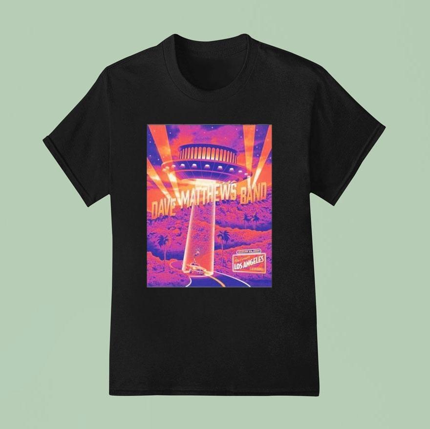 Aug Dave Matthews Band Los Angeles Ca T Shirt