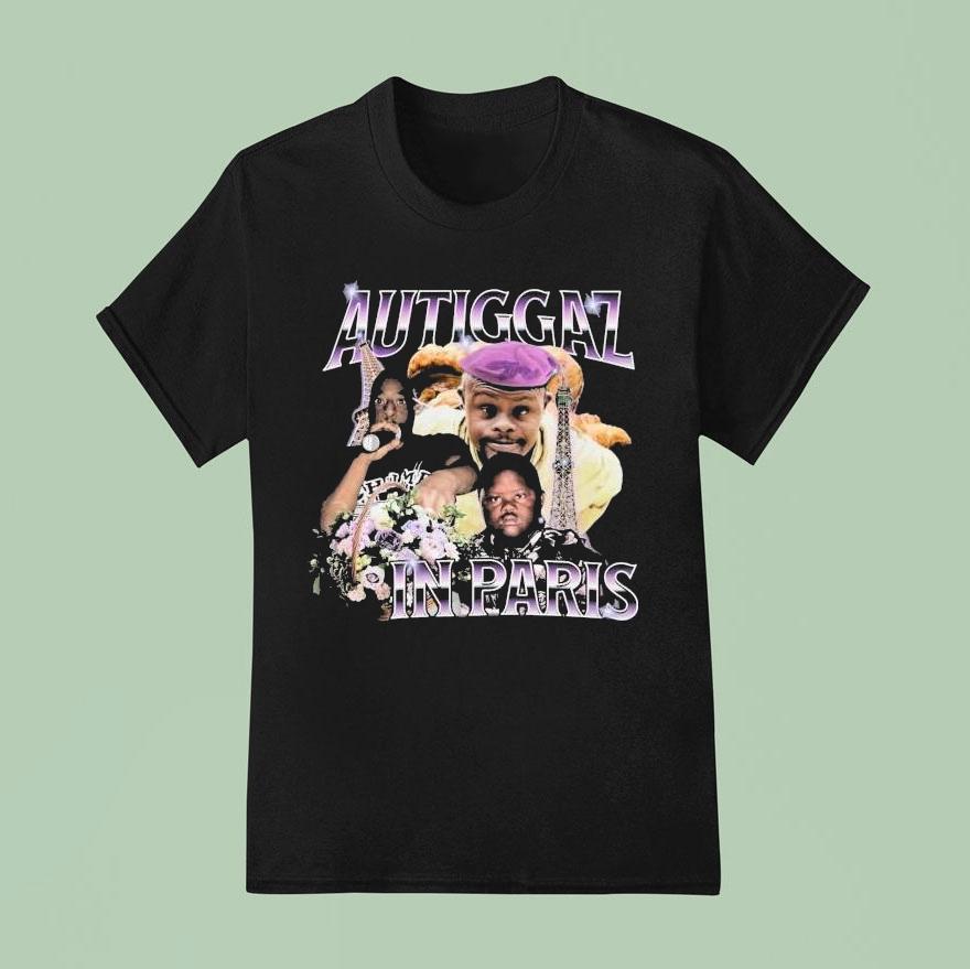 Autiggaz In Paris T Shirt