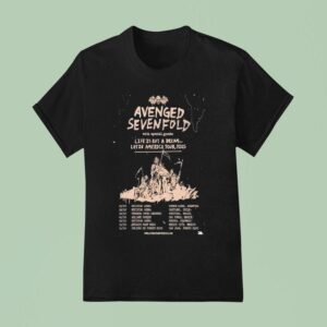Avenged Sevenfold Latin American Tour T Shirt