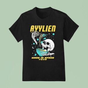 Ayylien Ramen Made In Space Skull T Shirt