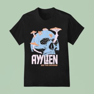 Ayylien See The Universe Skull T Shirt