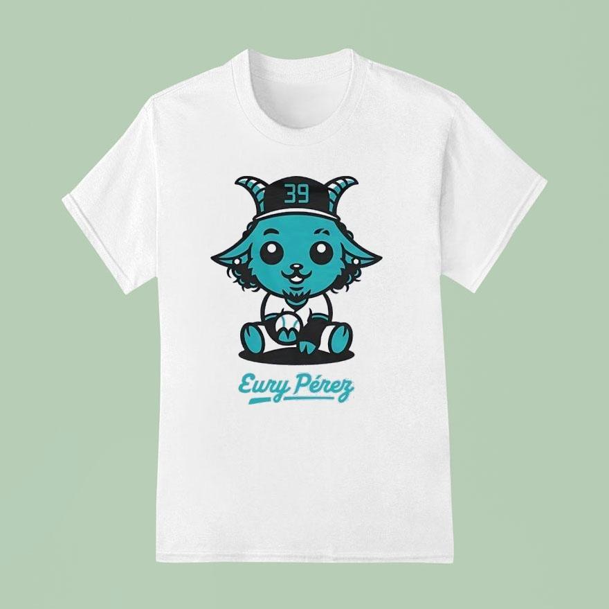 Baby Goat Eury Perez Miami Marlins Baseball T Shirt