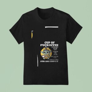 Baby Yoda Cup Of Fuckoffee One Splash Of No One Cares A Dash Of Kiss My Ass T Shirt