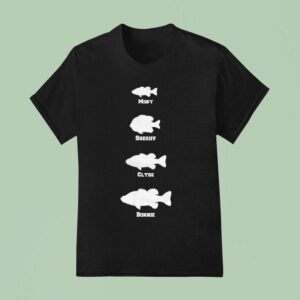 Bamabass Moby Sheriff Clyde Bonnie Fish T Shirt
