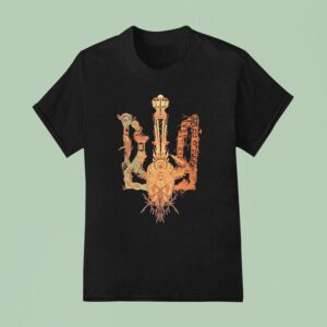 Bamboo Tryzub Of War Standard T Shirt