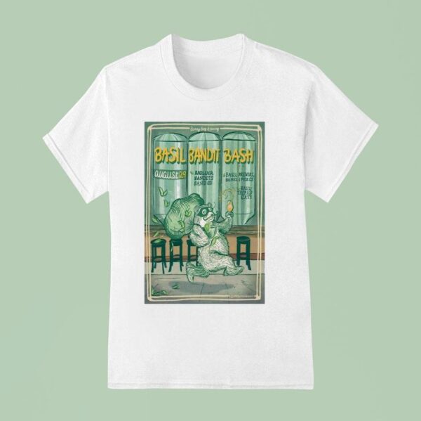 Basil Bandit Bash Aug Benny Boy Brewing In Los Angeles Ca T Shirt