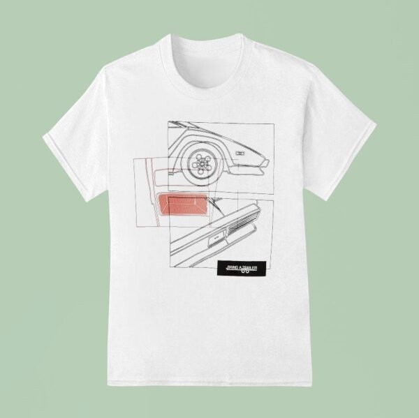 Bat Gear Lamborghini Countach Line Bring A Trailer T Shirt