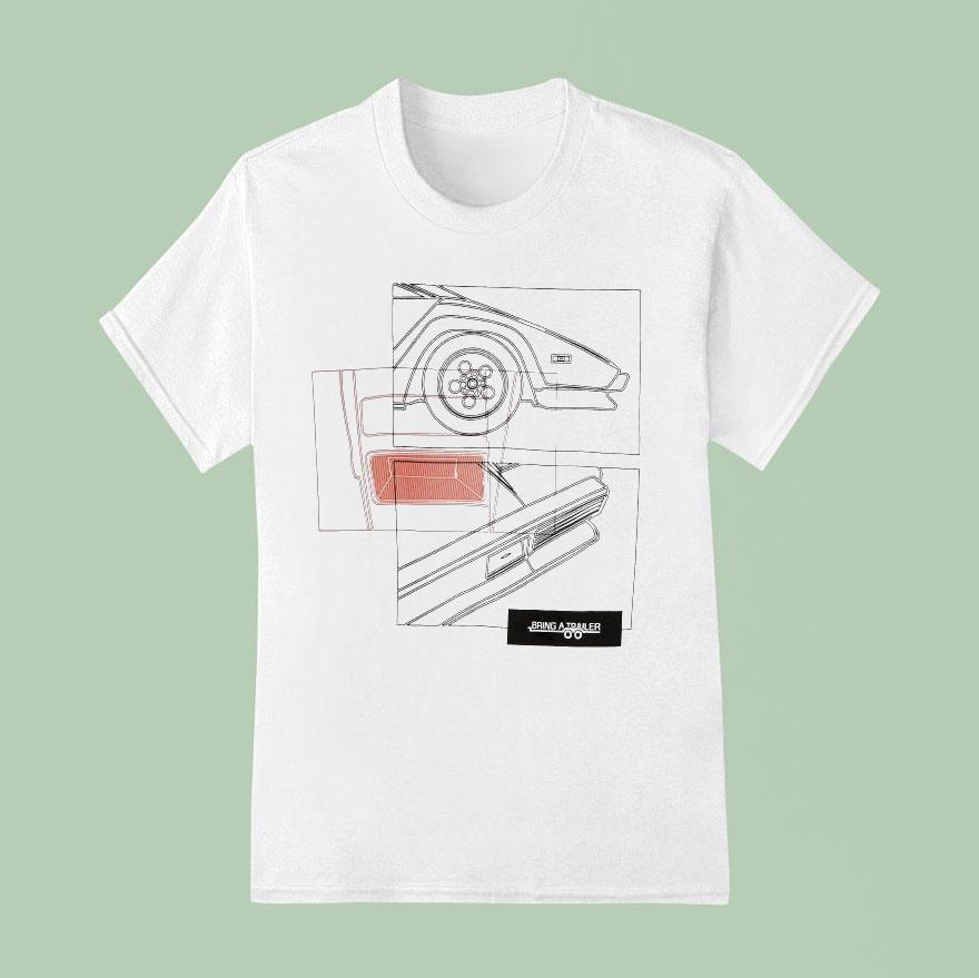 Bat Gear Lamborghini Countach Line Bring A Trailer T Shirt