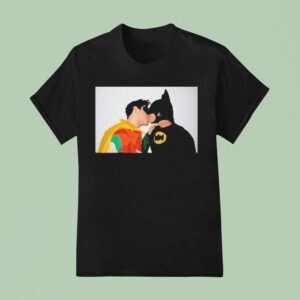 Batman And Robin Kissing T Shirt