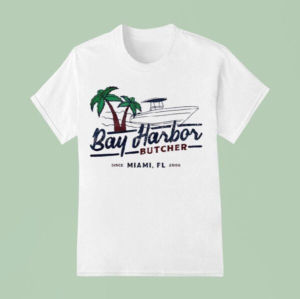 Bay Harbor Butcher Since Miami Fl Vintage T Shirt