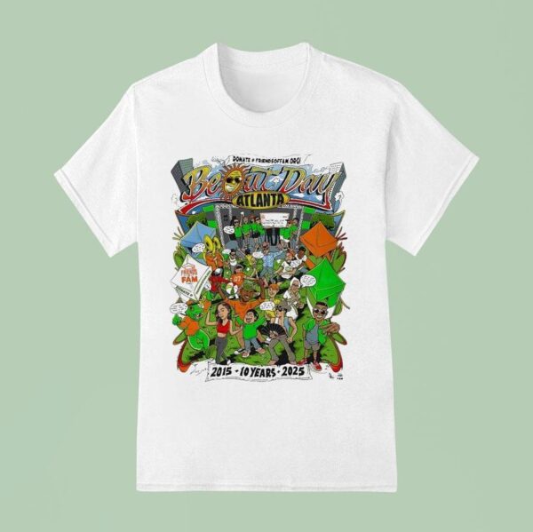 Be Out Day Atlanta Year Anniversary Colorful Even T Shirt