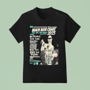 Beach Beer Chaos August At Estraperlo Club Del Ritme Badalona Spain T Shirt